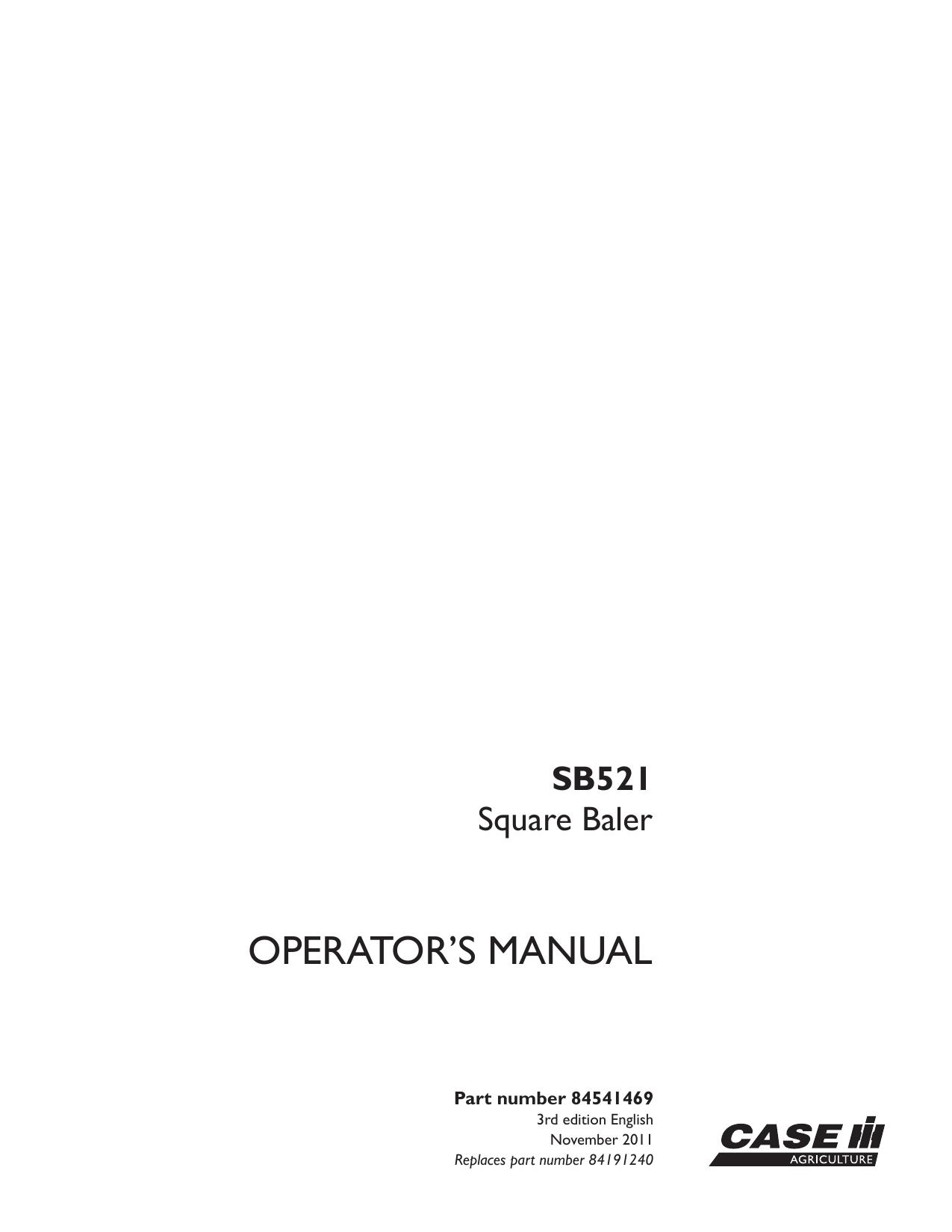 O-MAN SB521 manual